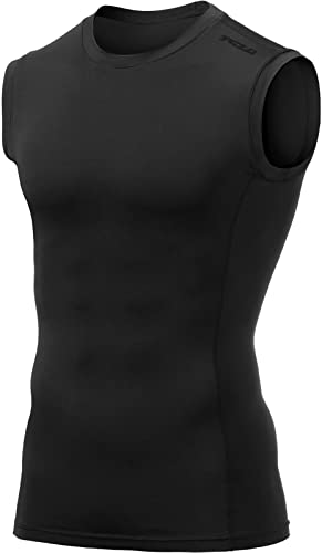 Men's Sleeveless Workout Shirts, Dry Fit Running Compression Cutoff Shirts, Athletic Training Tank Top