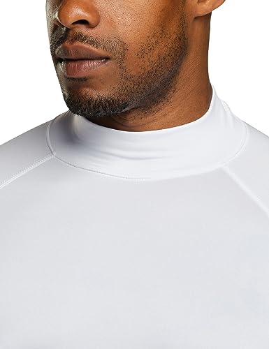 Men's Thermal Long Sleeve Compression Shirts, Mock/Turtleneck Winter Sports Running Base Layer Top