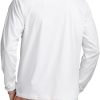 Men's Rashguard Swim Shirts, UPF 50+ Cool Running Workout Loose-Fit Long Sleeve
