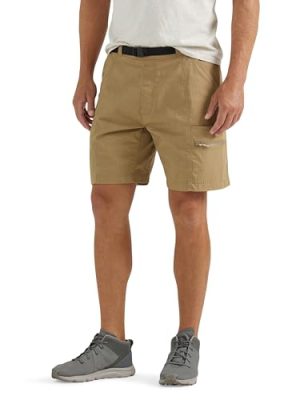by Wrangler Men's Relaxed Fit Belted Canyon Cliff Shorts