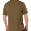 Men's Polo Shirts Quick Dry Performance Tactical Shirt Collared Golf Shirts Short Sleeve Casual Work Polos