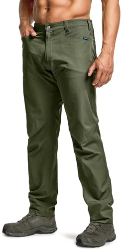 Men's Quick Dry Tactical Pants, Water Resistant Outdoor Pants, Lightweight Stretch Cargo Work Hiking Pants