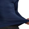 Men's UPF 50+ Mock Long Sleeve Compression Shirts, Athletic Workout Shirt, Base Layer for Water Sports