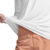 Men's Rashguard Swim Shirts, UPF 50+ Cool Running Workout Loose-Fit Long Sleeve