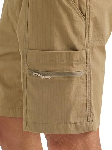by Wrangler Men's Relaxed Fit Belted Canyon Cliff Shorts