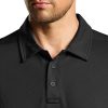 Men's Polo Shirt, Long Sleeve Tactical Shirts, Outdoor UPF 50+ Pique Shirt, Dry Fit Lightweight Golf Shirts