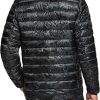 Men's Lightweight Packable Accent Puffer Jacket, Water-Resistant Winter Jackets