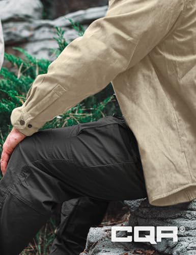 Men's Flannel Lined Shirt Jackets, Long Sleeved Rugged Plaid Cotton Brushed Suede Shirt Jacket