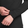 Men's Long Sleeve Thermal Underwear Tops, Midweight Waffle Shirt, Winter Cold Weather Thermal Shirts