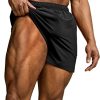 Men's Active Running Shorts, Training Exercise Workout Shorts, Quick Dry Gym Athletic Performance Shorts with Pockets