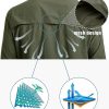 Fishing Shirt for Men, Long Sleeve Shirt Quick Dry Fit, Tactical Shirt Button Up, Work Shirt Lightweight Safari