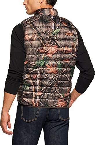 Men's Lightweight Packable Accent Puffer Vest, Water-Resistant Winter Outdoor Vests