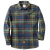 ®Mens Flannel Shirts Long Sleeve Flannel Shirt for Men Warm Casual Soft Cotton Button Down Plaid Mens Flannel Shirt
