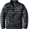 Men's Lightweight Packable Accent Puffer Jacket, Water-Resistant Winter Jackets