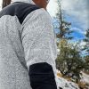 Men's Thermal Fleece Half Zip Pullover, Winter Outdoor Warm Sweater, Lightweight Long Sleeve Sweatshirt