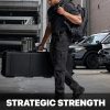 Men's Flex Stretch Tactical Pants, Water Resistant Ripstop Cargo Pants, Lightweight EDC Outdoor Work Hiking Pants