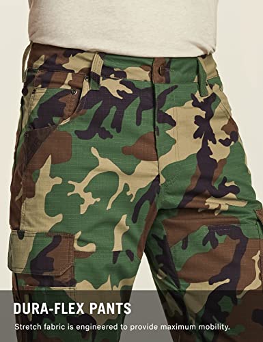 Men's Flex Ripstop Work Pants, Water Resistant Tactical Pants, Outdoor Utility Operator EDC Cargo Pants